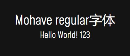 Mohave-regular