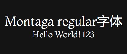 Montaga-regular