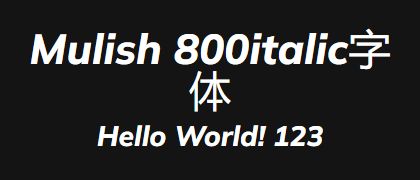Mulish-800italic