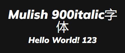 Mulish-900italic