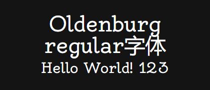Oldenburg-regular