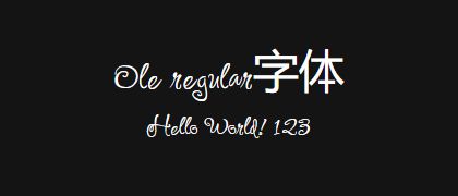 Ole-regular