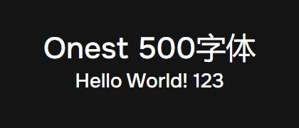 Onest-500