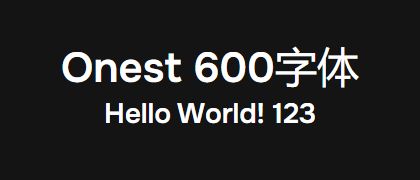 Onest-600