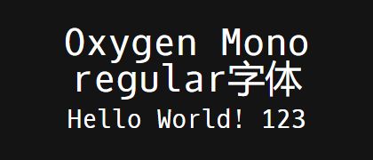 Oxygen-Mono-regular