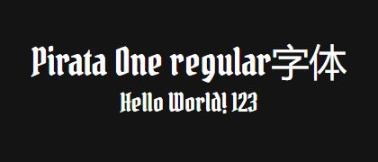 Pirata-One-regular