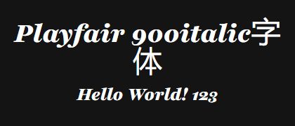 Playfair-900italic