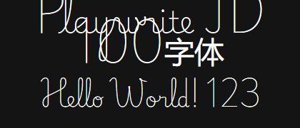 Playwrite-ID-100