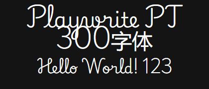 Playwrite-PT-300