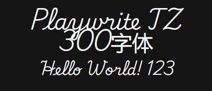 Playwrite-TZ-300