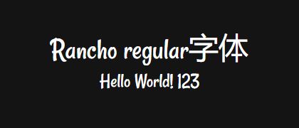 Rancho-regular