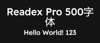Readex-Pro-500
