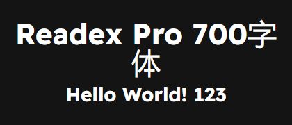 Readex-Pro-700