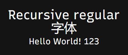 Recursive-regular