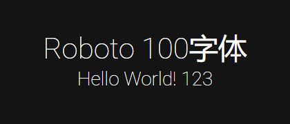 Roboto-100