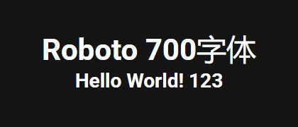 Roboto-700