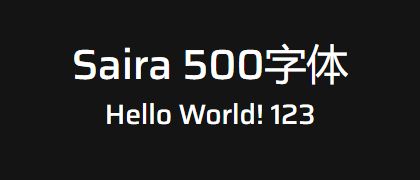 Saira-500