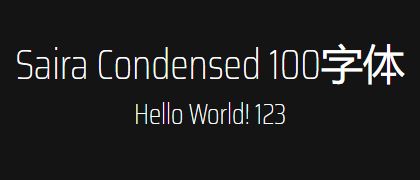 Saira-Condensed-100