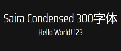 Saira-Condensed-300