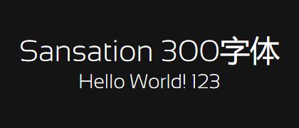 Sansation-300