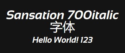 Sansation-700italic