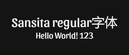 Sansita-regular