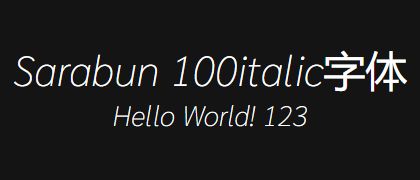 Sarabun-100italic