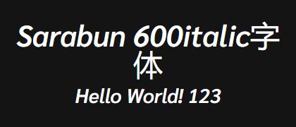 Sarabun-600italic