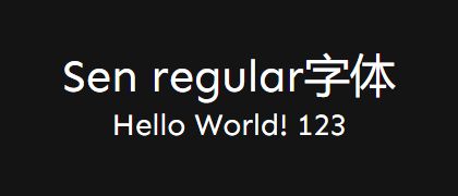 Sen-regular