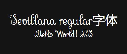 Sevillana-regular