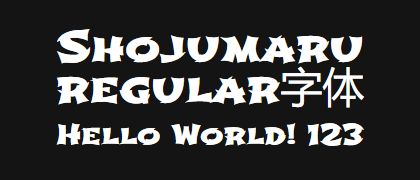 Shojumaru-regular