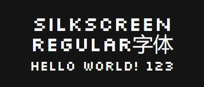 Silkscreen-regular