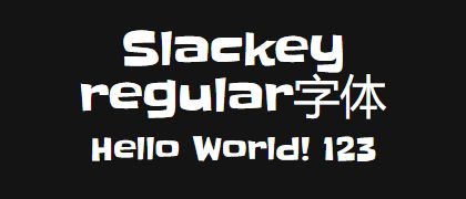 Slackey-regular