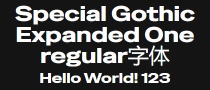 Special-Gothic-Expanded-One-regular