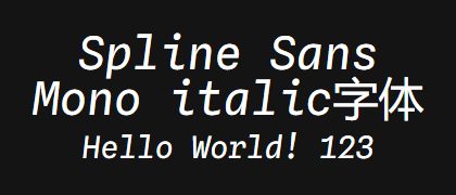Spline-Sans-Mono-italic