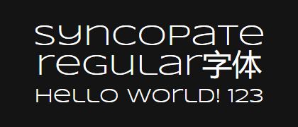 Syncopate-regular