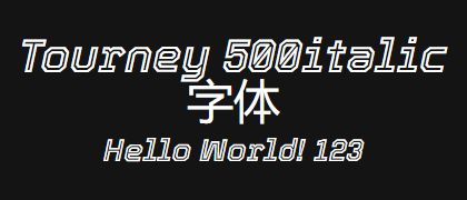 Tourney-500italic