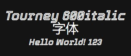 Tourney-600italic