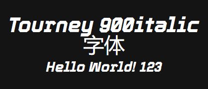 Tourney-900italic