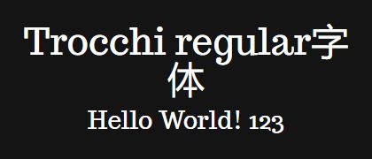 Trocchi-regular