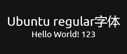 Ubuntu-regular