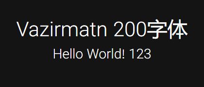 Vazirmatn-200