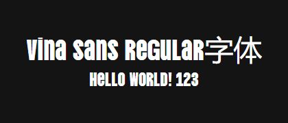 Vina-Sans-regular