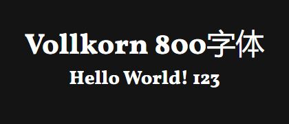 Vollkorn-800