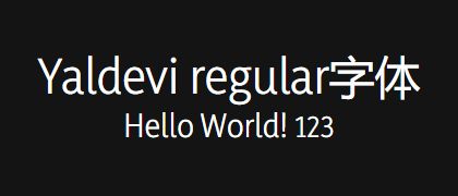 Yaldevi-regular