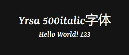 Yrsa-500italic