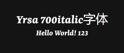 Yrsa-700italic